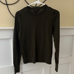 Banana Republic Dark Green Crew Neck Sweater
